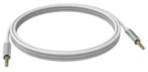 Image of Vision 2 x 3.5mm, 2m audio cable White