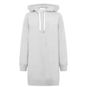 Image of Boss Ethea Hoodie Dress - Silver