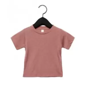 image of Bella + Canvas Baby Tri-Blend T-Shirt (3-6 Months) (Mauve Triblend)