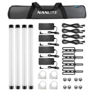 Image of NanLite Pavotube II 15X RGBWW LED Four Tube Kit