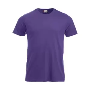 Image of Clique Mens New Classic T-Shirt (3XL) (Bright Lilac)