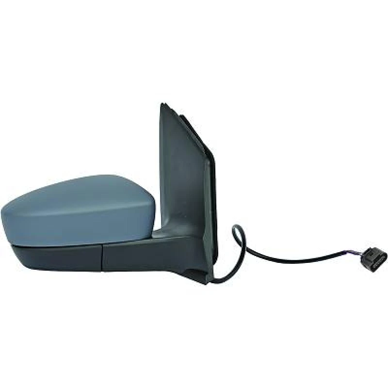 Image of DIEDERICHS 2236224 Wing mirror Right, Complete Mirror, primed, with two plugs Outside Mirror (50)
