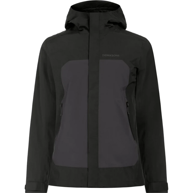 Image of Waterproof jacket Didriksons Grit Noir Unisex M