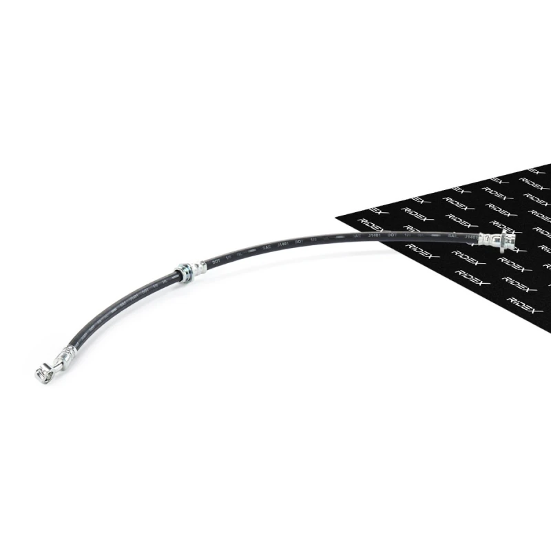 Image of RIDEX 83B1584 Brake Hose Front Axle Left Brake Hose (83)