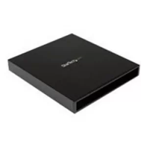 image of StarTech USB to Slimline SATA Portable External CDDVD Optical Drive Enclosure