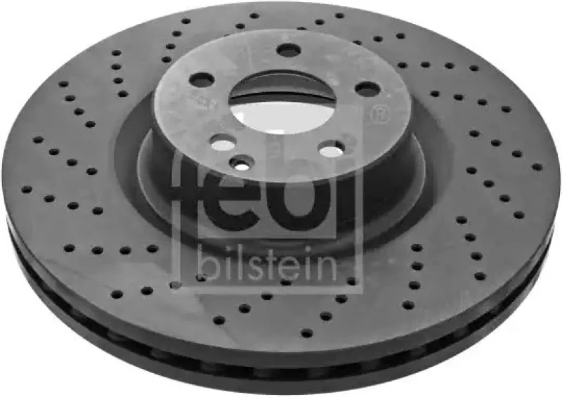 Image of FEBI BILSTEIN 44145 Brake disc Front Axle, perforated/vented, Coated, High-carbon Brake Disc (82)