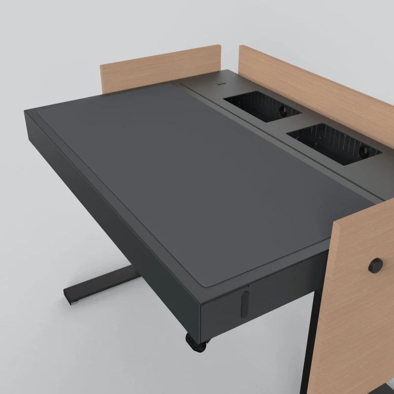 Image of Heckler Design H922-4012 desk pad Linoleum Basalt