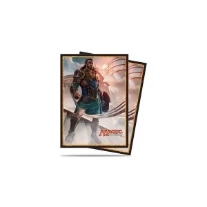 Image of Magic the Gathering Amonkhet Gideon of the Trails 80 Ultra Pro Sleeves 6 Packs