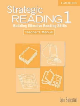 Image of Strategic Reading Level 1 Teachers Manual by Lynn Bonesteel Paperback
