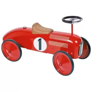 Image of Goki Ride-on Metal Vehicle, red