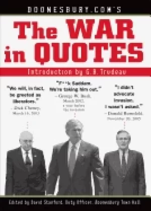 Image of doonesbury coms the war in quotes