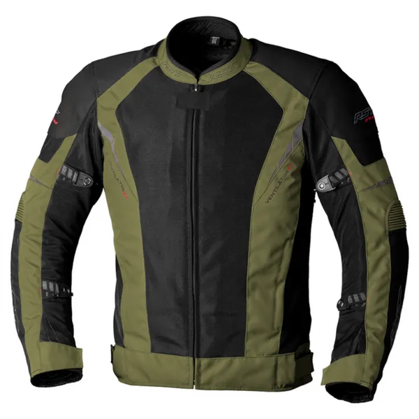 Image of RST Ventilator XT Textile Jacket Green Black Size 42