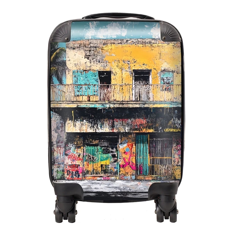 Image of Designer Luggage Jasper Reed: 00001 Suitcase Size: Large Multicolor Unisex Large