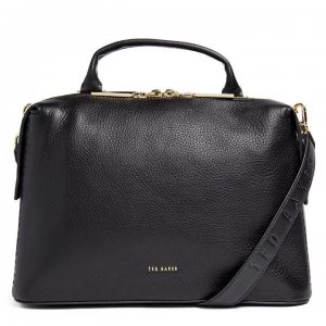 image of Ted Baker Eliiee Soft Leather Tote Bag - black