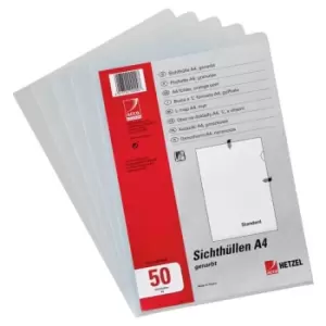 Image of Rexel Nyrex Heavy Duty A4 Document Folder; Glass Clear;