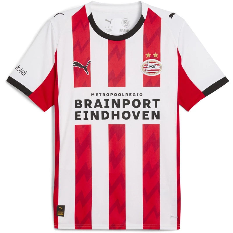 Image of Puma PSV Home Shirt 2025 2026 Adults White/Red male S