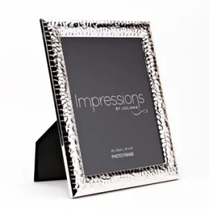 Image of 8" x 10" IMPRESSIONS Silverplated Photo Frame