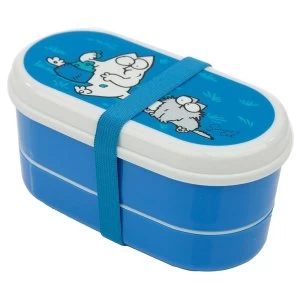 image of Set of 2 Bento Lunch Boxes - Simons Cat