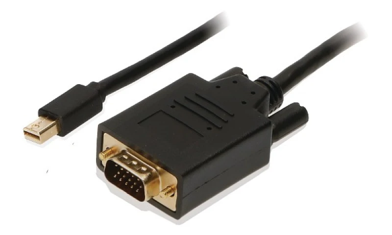 Image of 2-Power CAB0027A video cable adapter 1m VGA (D-Sub) Mini DisplayPort