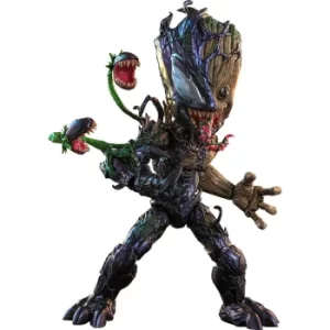 Image of Hot Toys Marvel's Spider-Man: Maximum Venom Artist Collection Action Figure 1/6 Venomized Groot 25 cm