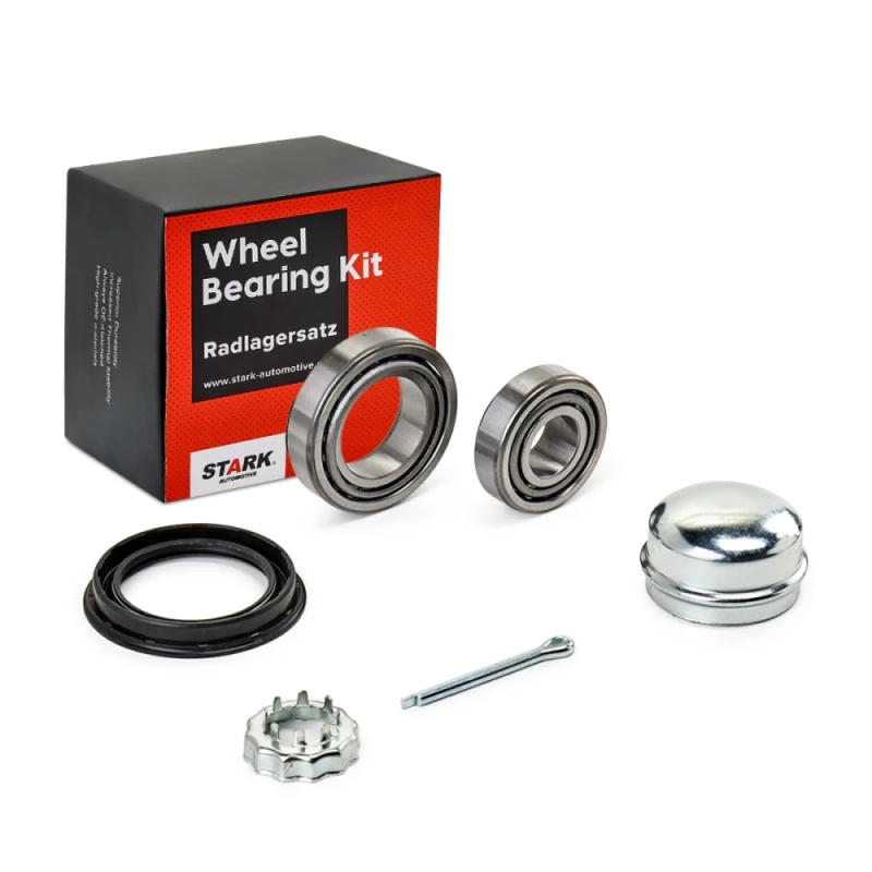 Image of STARK SKWB-0180001 Wheel bearing kit Front Axle, without ABS sensor ring Wheel Bearing Kit (654)