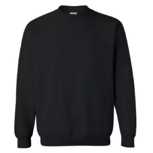 Image of Gildan Childrens Unisex Heavy Blend Crewneck Sweatshirt (L) (Black)