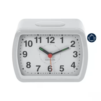 Image of Qtz Alarm Bell Oblong - White