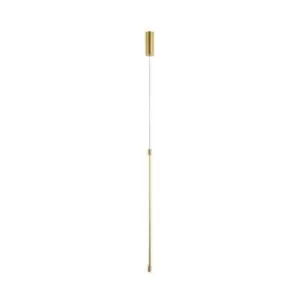Image of Larissa Struga LED Ceiling Pendant Lamp 12W 3000K Aluminium Gold