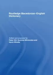 Image of The Routledge Macedonian-English Dictionary