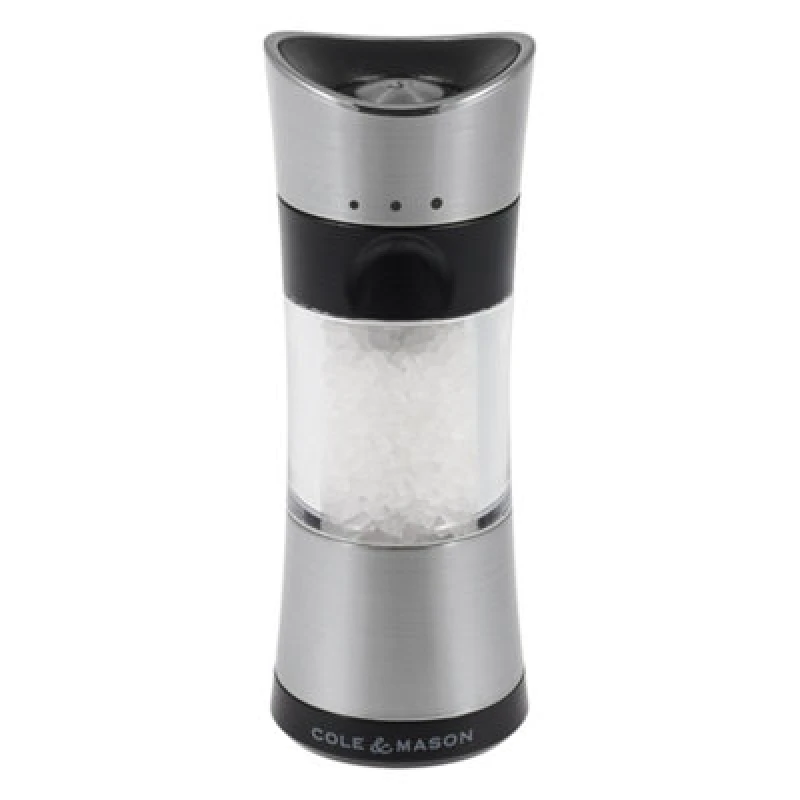Image of Cole & Mason Horsham Inverta Precision Salt Mill 154mm - Silver/clear