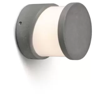 Image of Faro Block - Outdoor Wall Light - Post Lamp Concrete 1x E27 IP65