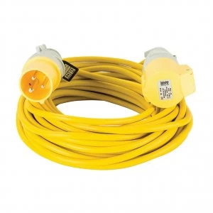 Image of Defender 110V 16A 1.5MM 14M Yellow Arctic Ext Lead