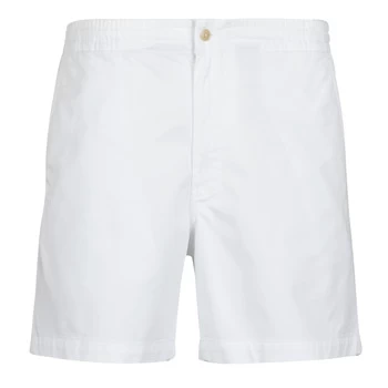 image of Polo Ralph Lauren SHORT PREPSTER AJUSTABLE ELASTIQUE AVEC CORDON INTERIEUR LOGO PO mens Shorts in White - Sizes EU M,EU L