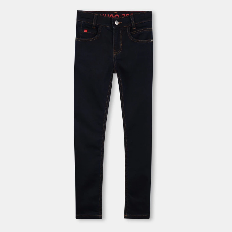 Image of Hugo Kids Slim Fit Jeans Rinse Wash Z09 male 8Y