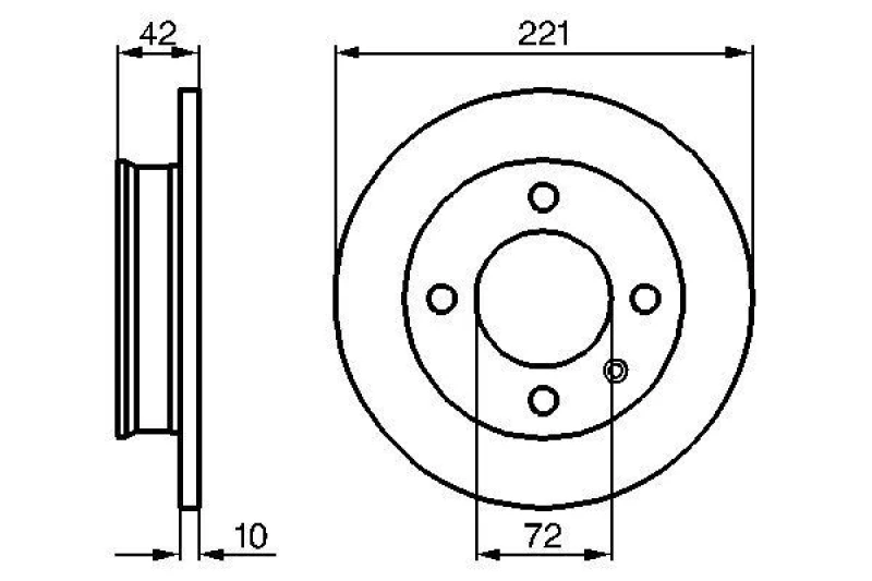 Image of Brake disc Bosch 0 986 478 068