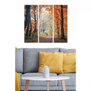 Image of MDF114035173 Multicolor Decorative MDF Painting (3 Pieces)