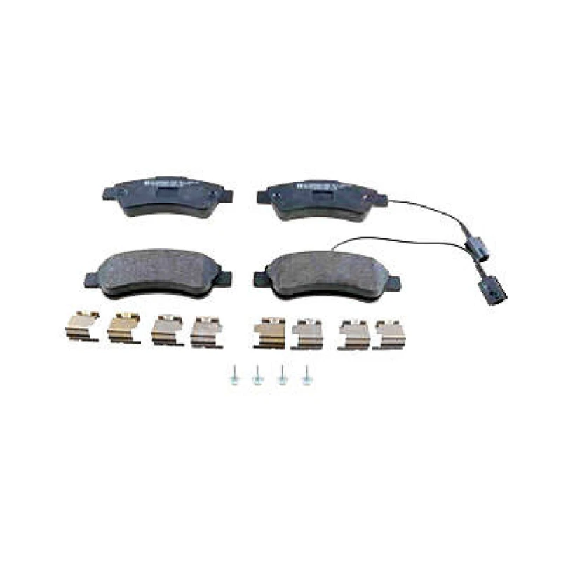 Image of ZIMMERMANN 24465.190.4 Brake pad set Rear Axle, incl. wear warning contact, with spring, with bolts/screws Brake Pad Set,disc brake (402)