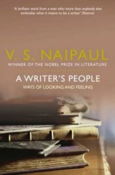 Image of A Writers People by V. S. Naipaul Paperback
