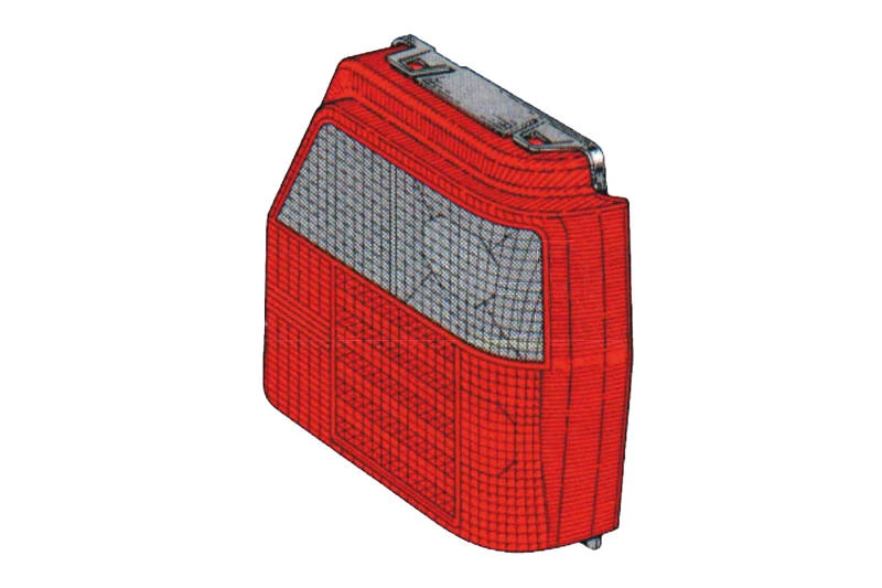 Image of PRASCO FT1294054 Rear light with bulb holder, Left Combination Rearlight (391)