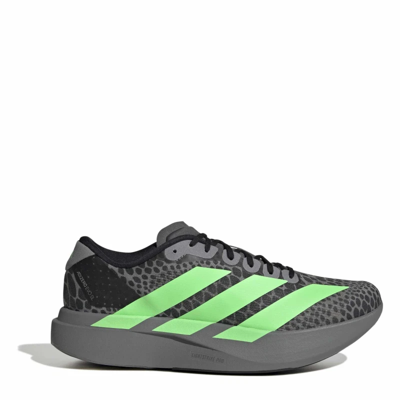 Image of adidas Adizero EVO SL Shoes Mens Fast Neutral Road Running Shoes 7 (40.7) Grey 21207802270