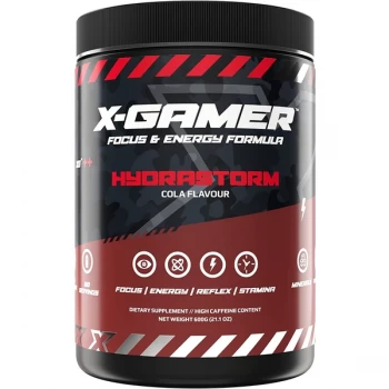 image of X-Gamer X-Tubz Hydrastorm (Cola Flavoured) Energy Formula - 600g