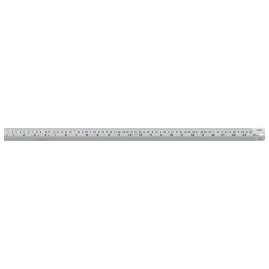 image of Linex 60cm Stainless Steel ImperialMetric Ruler with Conversion Table