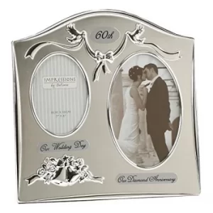 Image of Double Aperture 60th Anniversary Photo Frame