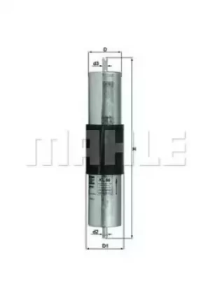 Image of Fuel Filter KL66 76592950 by MAHLE Original