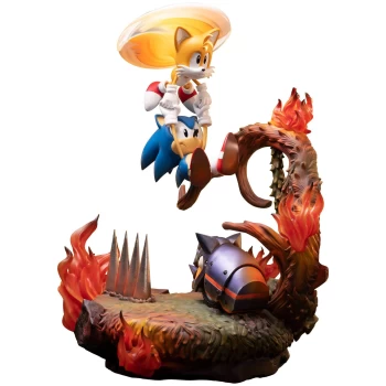 image of First 4 Figures Sonic The Hedgehog Resin Statue - Sonic and Tails