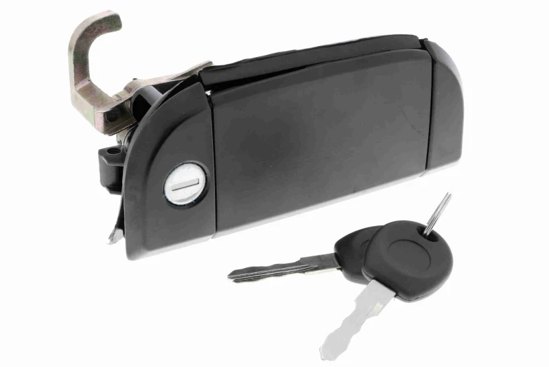 Image of VAICO V10-2154 Door Handle Right Front, black, with key, Original VAICO Quality Door Handle (1373)