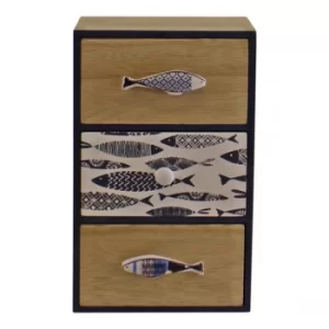 Image of Seashore Small Chest of 3 Drawers