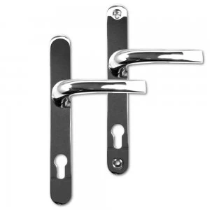 image of ASEC 92/62 Offset UPVC Multipoint Door Handles - 240mm 211mm fixings