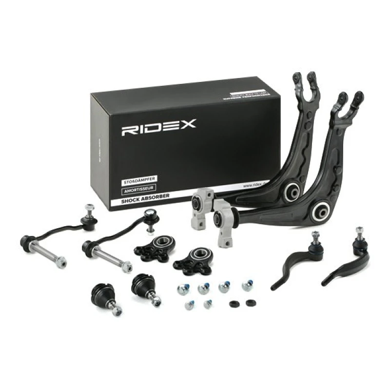 Image of RIDEX 772S0291 Control arm repair kit Front Axle Suspension Kit (772)