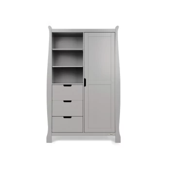 image of Obaby Stamford Double Wardrobe - Warm Grey